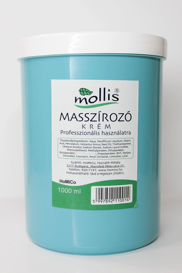MOLLIS MASSZÍROZÓ krém 1000ml főképe